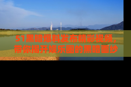 51黑暗爆料发布精彩视频，带你揭开娱乐圈的黑暗面纱