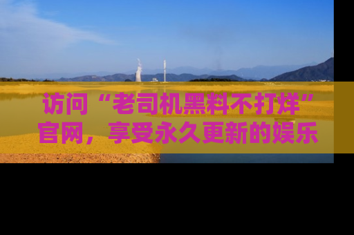 访问“老司机黑料不打烊”官网，享受永久更新的娱乐八卦和内幕新闻！