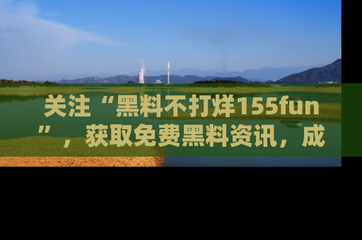 关注“黑料不打烊155fun”，获取免费黑料资讯，成为吃瓜达人不再难！
