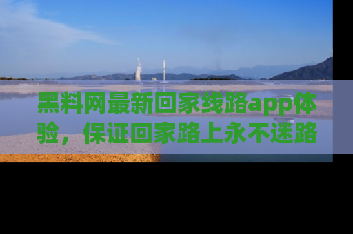 黑料网最新回家线路app体验，保证回家路上永不迷路顺畅