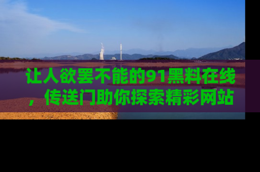 让人欲罢不能的91黑料在线，传送门助你探索精彩网站内幕！