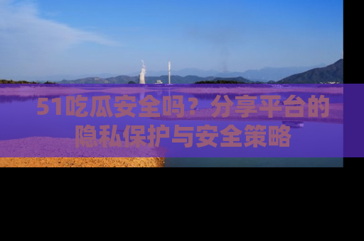 51吃瓜安全吗？分享平台的隐私保护与安全策略