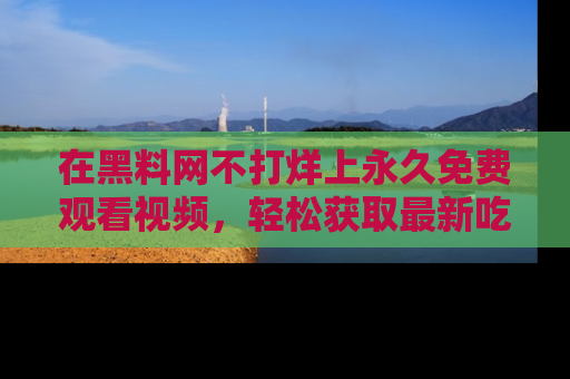 在黑料网不打烊上永久免费观看视频,轻松获取最新吃瓜资讯!